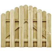 Cancello da Giardino in Legno di Pino Impregnato 100x75 cm 45326