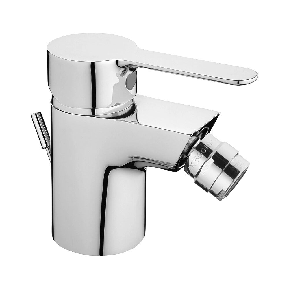 Miscelatore bidet in ottone cromato lucido con piletta automatica P3 di Paini