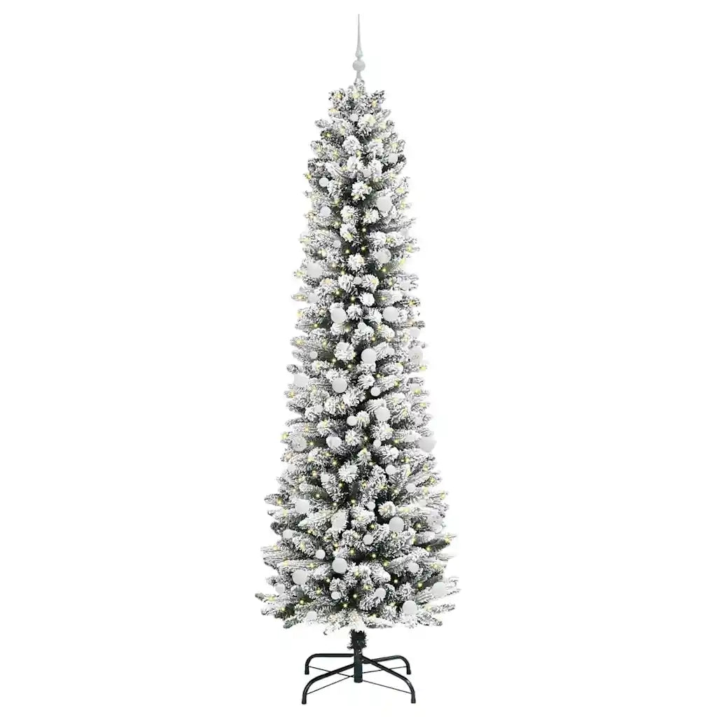 Albero di Natale artificiale con 300 LED Bianco 240 cm 3396132
