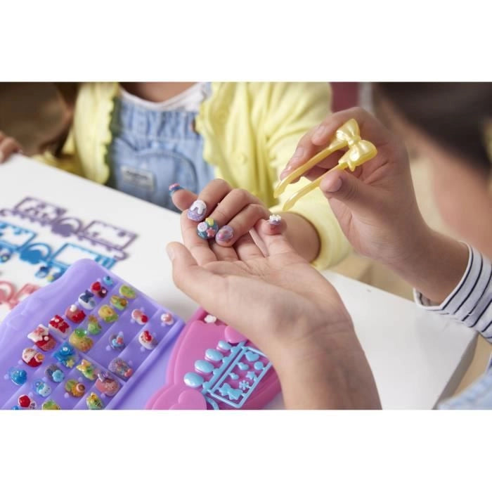 Gioco Manicure - AQUABEADS - Il mio Nail Studio per Decorare - Sicurezza e Autonomia, Polvere Magica