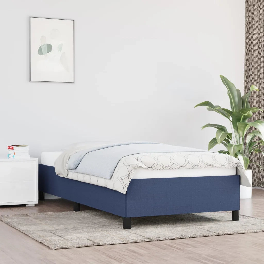 Giroletto senza Materasso Blu 100x200 cm in Tessuto 347048