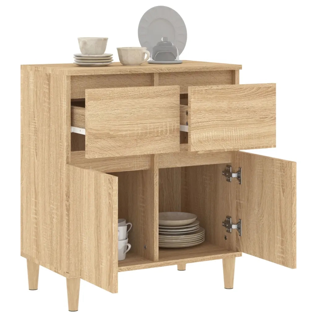 Credenza | Madia | Buffet da pranzo | Armadio da pranzo Rovere Sonoma 60x35x70 cm in Legno Multistrato