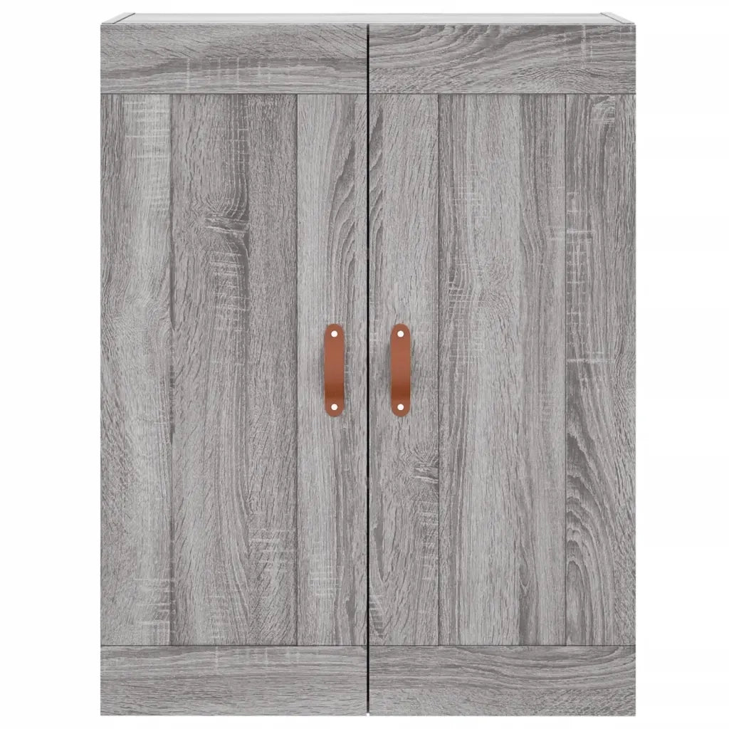 Credenza Grigio Sonoma 69,5x34x180 cm in Legno Multistrato 3199535
