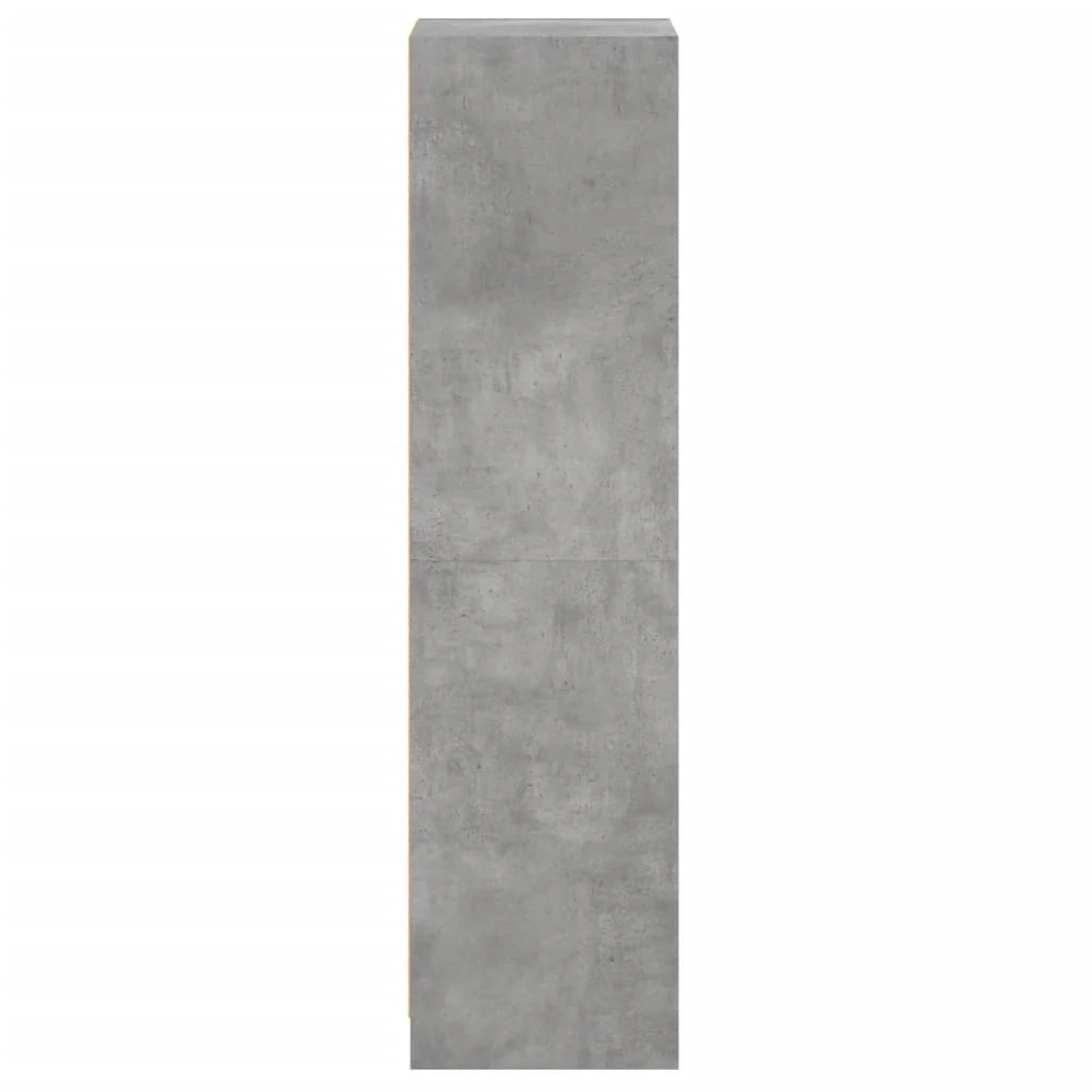 Buffet credenza cassettiera mobiletto mobile contenitore organizer per cucina soggiorno salotto con anta in vetro 35 x 37 x 142 cm grigio 02_0030100