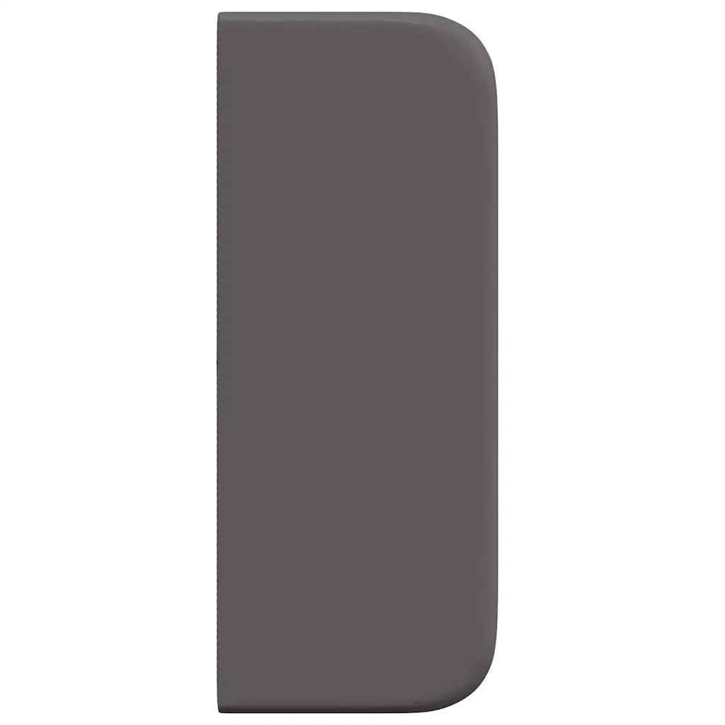 vidaXL Orecchie della Testata 2 pcs Grigio 40 x 16 x 5 cm