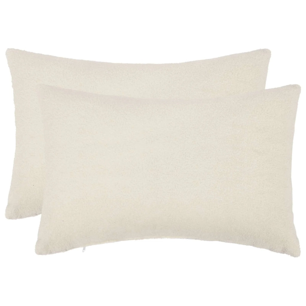 Federa 2 pcs HEERLEN Crema 40 x 60 cm Bouclé 909233