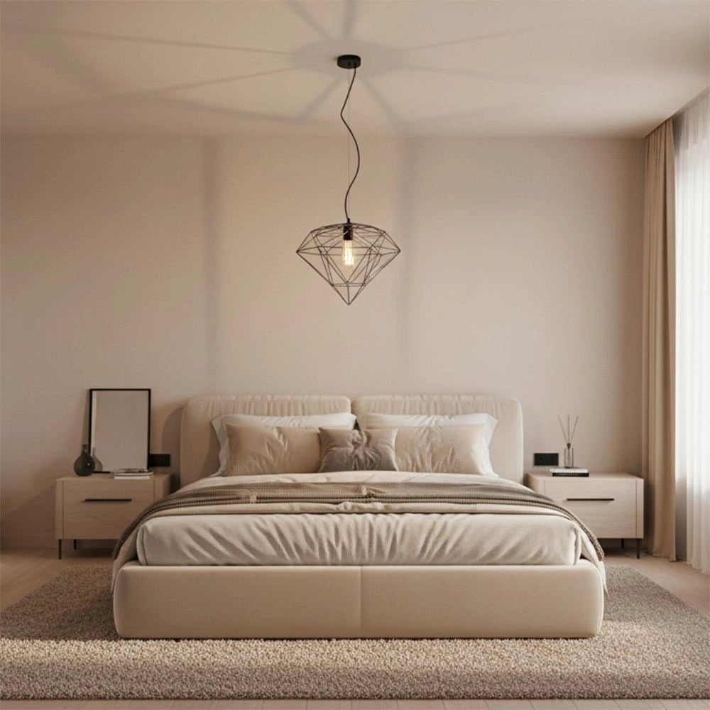 Lampada Pensile Metallo Loft Black APP563-1CP