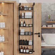 Organizzatore di stoccaggio per cucina 6 posti, grata di sostegno in acciaio inossidabile, griglia per erbe regolabile.