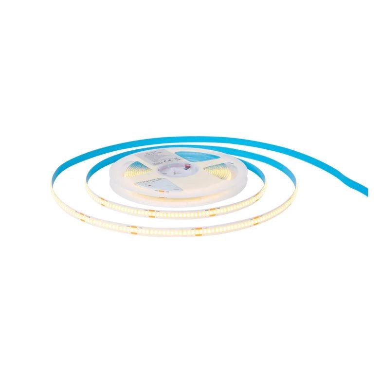 Striscia LED COB IP68 24V 15W/m 3000K Luce Calda 1620 lm/m 280 LED/m Bobina 10 Metri