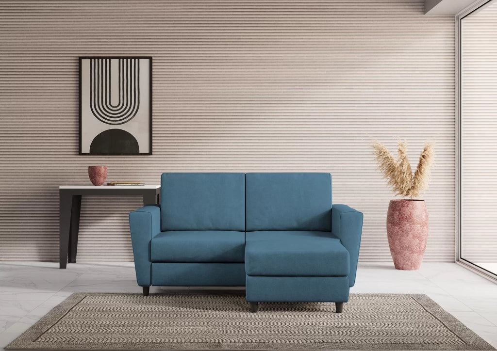 Divano yasel 2 posti medio  (due sedute da 70cm) + pouf misure esterne l.172 p.145 | avio - Mobili 2G