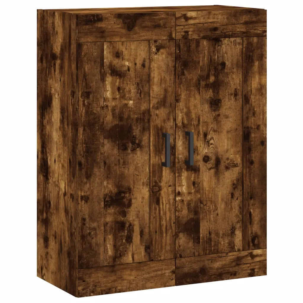 Credenza Rovere Fumo  69,5x34x180 cm in Legno Multistrato 3199686