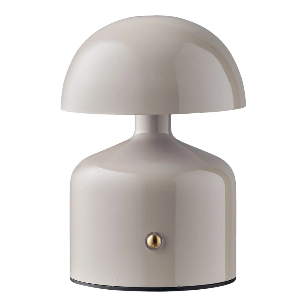 Lampada da Tavolo Aulla, Grigio, Metallo, 10x10x13,5 cm