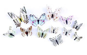 Decorazione per la Camera dei Bambini - Sticker 3D - 24 Pezzi - PVC Idrorepellente - Decorativo - Rimovibile - Disponibile in Diverse Misure - Ali Lucenti