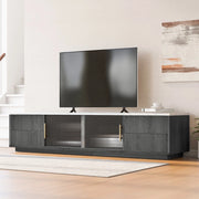 Mobile TV con Cassetti ¨C Xylo ¨C Grigio Marmo, Push-to-Open, 160 cm