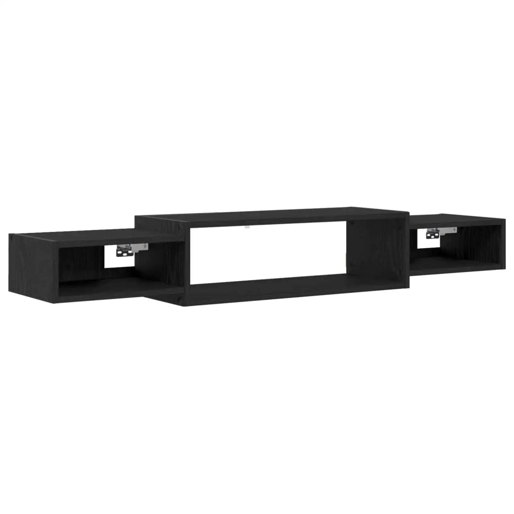 Mobile TV da Parete A parete Rovere Nero 140 x 28 x 21 cm 8005998