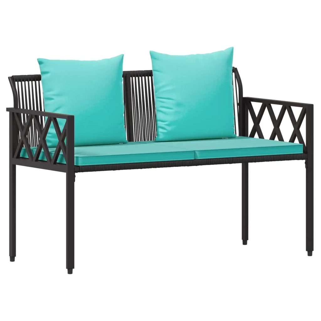 Panchine da esterno 2 -Seater 116 x 56 x 75 cm polyrattan 42025356
