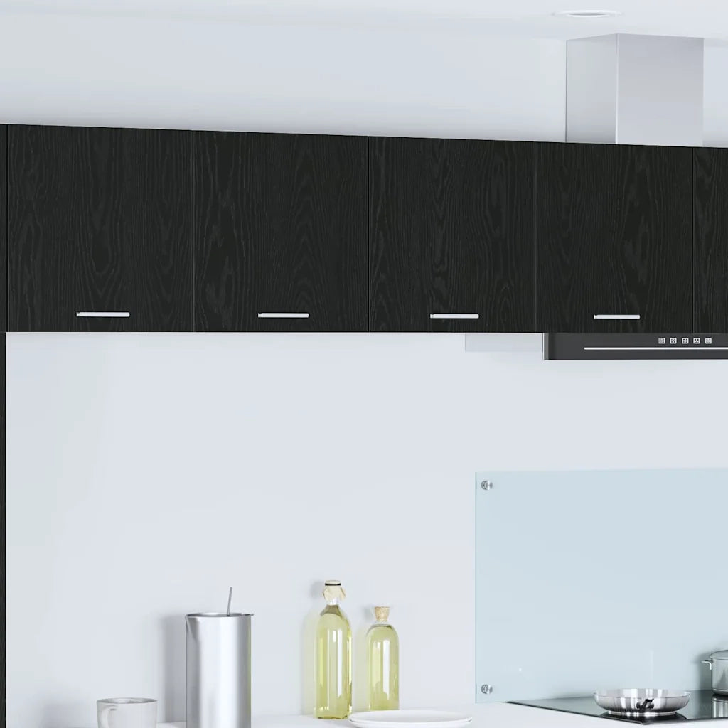 Armadio pensile Rovere Nero 80 x 31 x 40 cm Legno multistrato 884179