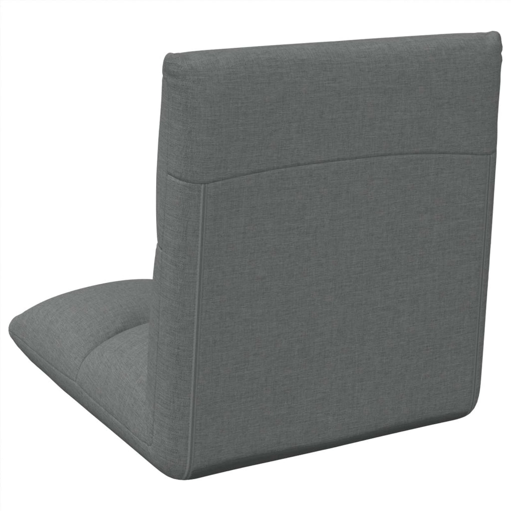 Sedia da Pavimento Grigio scuro 50 x 61 x 57 cm Tessuto 42028143