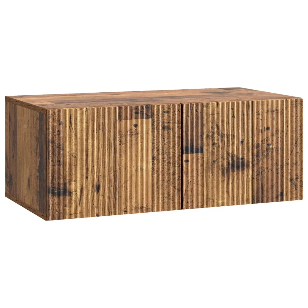 Mobile Porta TV da Muro Legno antico 78,5 x 41 x 30 cm