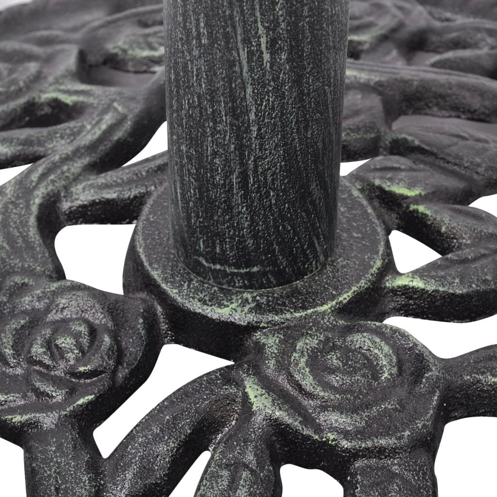 Base per ombrellone in ghisa 35/38/48 mm 12 kg 48 cm nero 2202094