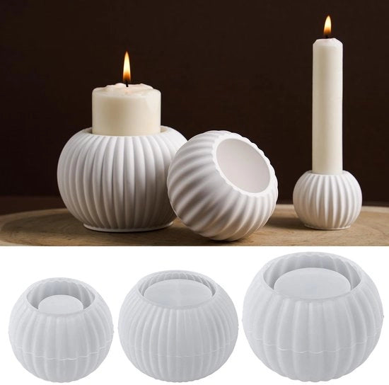 Candelaio in Silicone - Candelabra Stompkaars - Candelabra in Vetro - Candelabra con Uccello - Adatto per la Fonderia