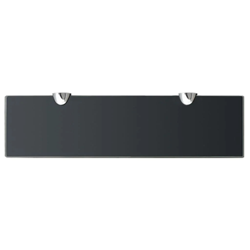Mensola da parete di design 40 x 10 cm vetro 8 mm 2702128/2