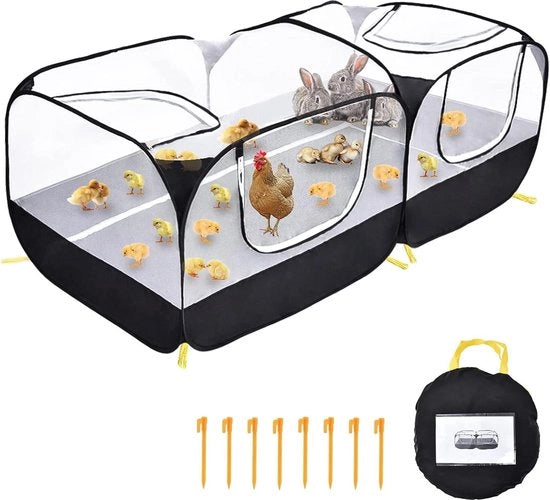 Casa di Addestramento Pop-up per Piccoli Animali Grande Box di Allenamento per Uccelli e Conigli