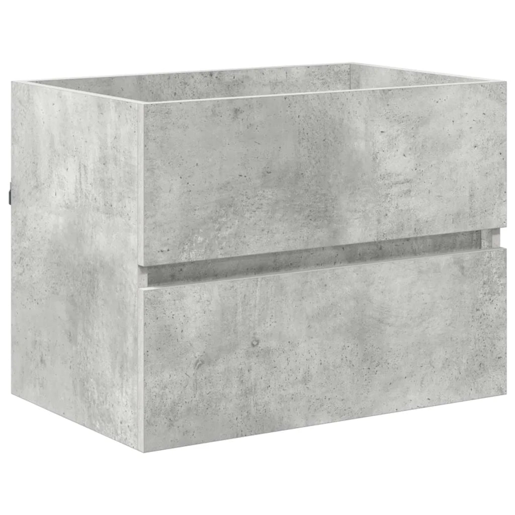 Set di mobili per il bagno Grigio cemento 60 x 38,3 x 45 cm 876035