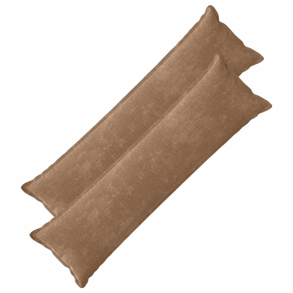 Federa 2 pz HOUTEN Marrone 40 x 145 cm Tessuto Chenille 917251