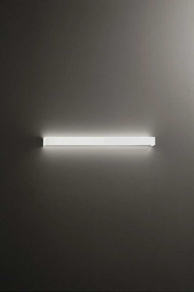 Applique in alluminio Bianco Rummo LED 30W 3000K CRI?90 2400Lm l.81cm biemissione