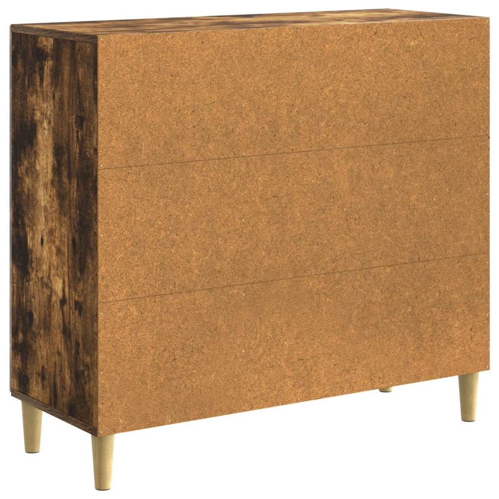 Credenza Rovere Fumo 89 x 34,5 x 80 cm Legno ingegnerizzato