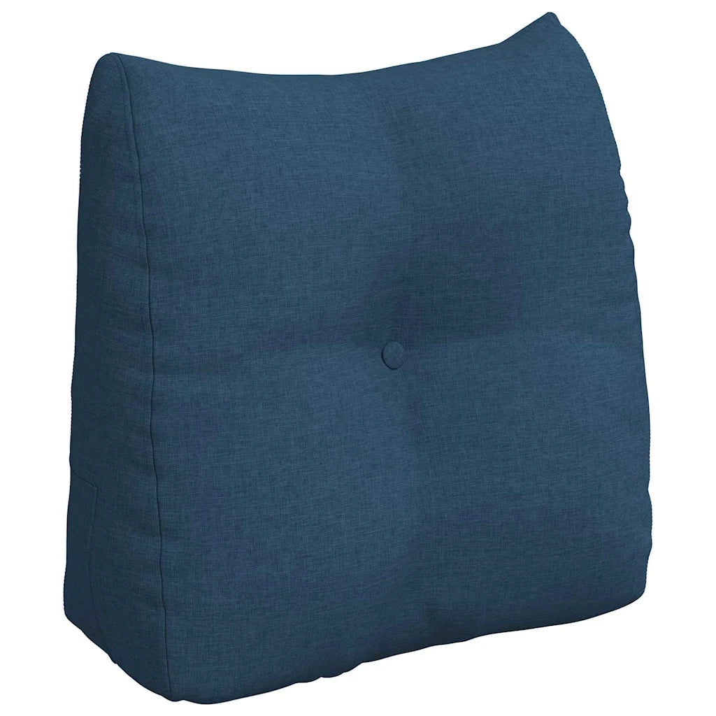 Cuscino per Schiena Blu 45 x 24 x 50 cm Tessuto