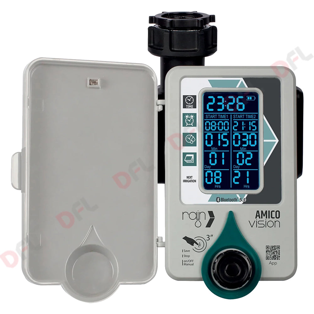 CENTRALINA PER IRRIGAZIONE DA RUBINETTO SMART 'AMICO VISION' attacco 1 Fattacco 1 F - 1 zona  - RAIN
