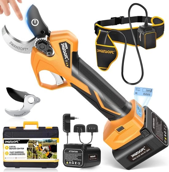 Snoeischaar elettrica professionale 36 mm - Senza fili e alimentata da batteria per il giardinaggio
