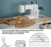 Set di accessori per macchina da cucire - Piedini da 3 pezzi - Accessori per macchina da cucire - Piedino con denti - Piattaforma E20 - 351 Piedino - Materiale di alta qualità