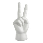 Mano vittoria bianco decorazione ceramica