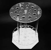 Pipette raccoglitrice 28 fori Disco rotondo Tubo di prova Supporto Pipette standard Laboratorio