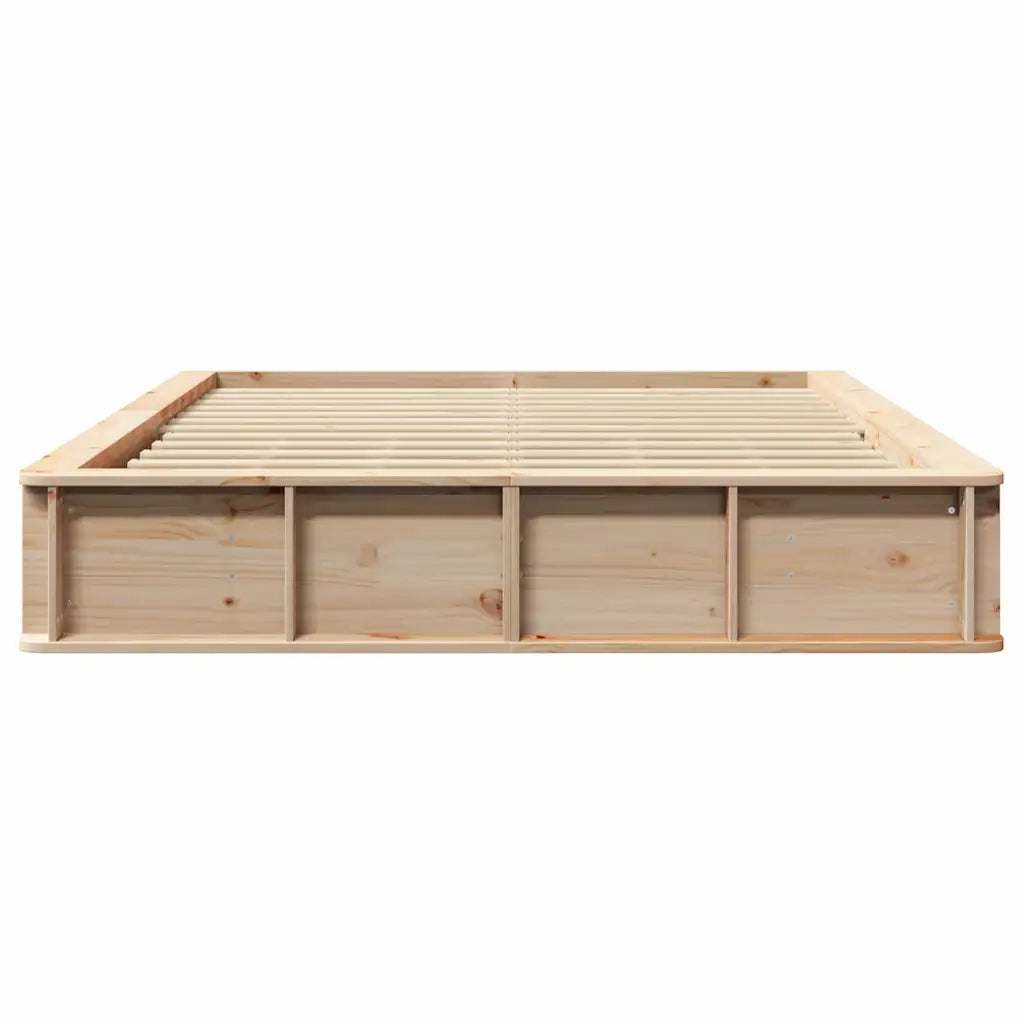 vidaXL Struttura del letto Pino massello 210 x 178 x 30 cm