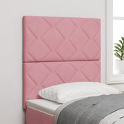 Testata LED Design a Blocchi di Diamante Rosa 80 cm in Velluto