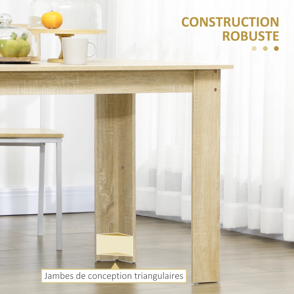 Tavolo da pranzo allungabile in legno di rovere ¨C zephmum ¨C quercia 120x69x75 cm