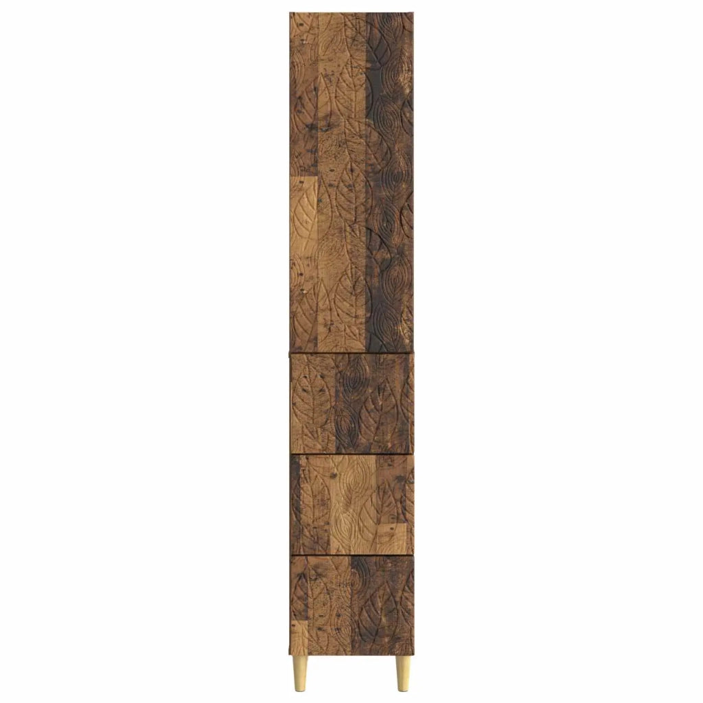 Set di armadi 2 pcs Legno antico 33 x 34,5 x 90 cm