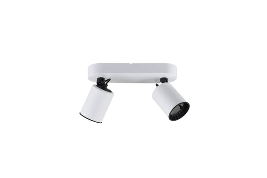 Faretto da Interno  GU10 in Metallo Bianco Opaco