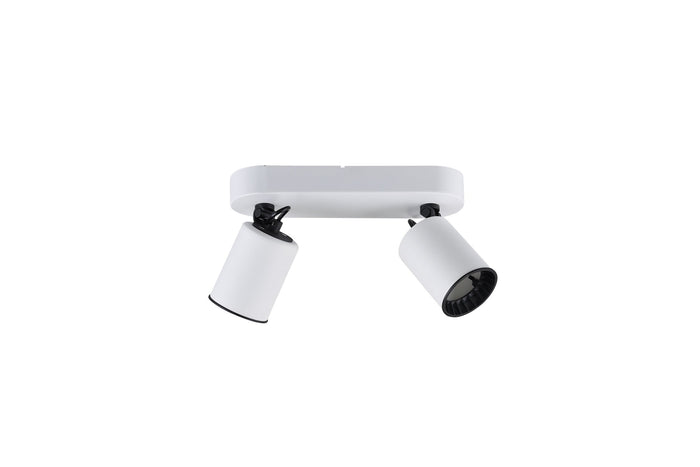 Faretto da Interno  GU10 in Metallo Bianco Opaco