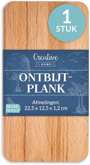 Pannello di taglio in legno di faggio naturale | 22,5x12,5x1,2 cm | Omkeerbaar | Ideale per ogni casa e cucina