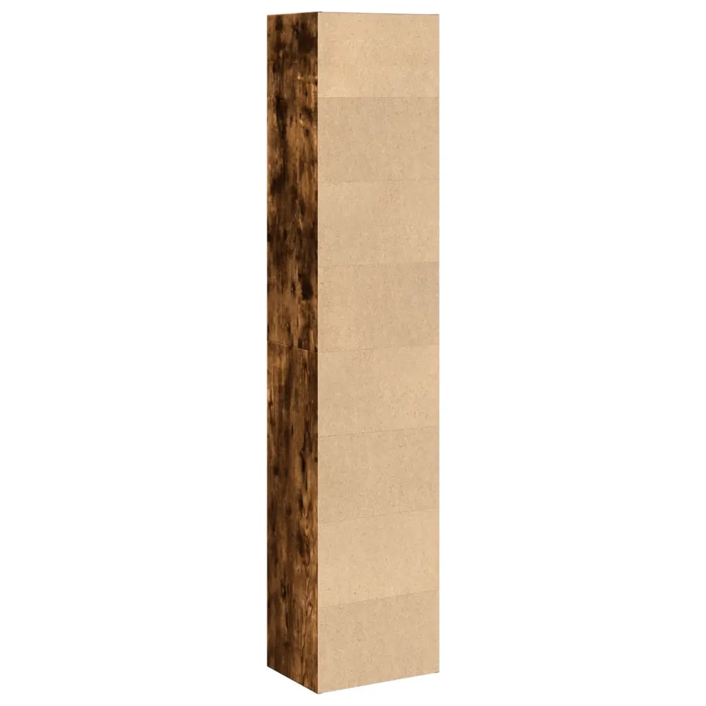 Libreria Rovere Fumo 40x30x189 cm in Legno Multistrato