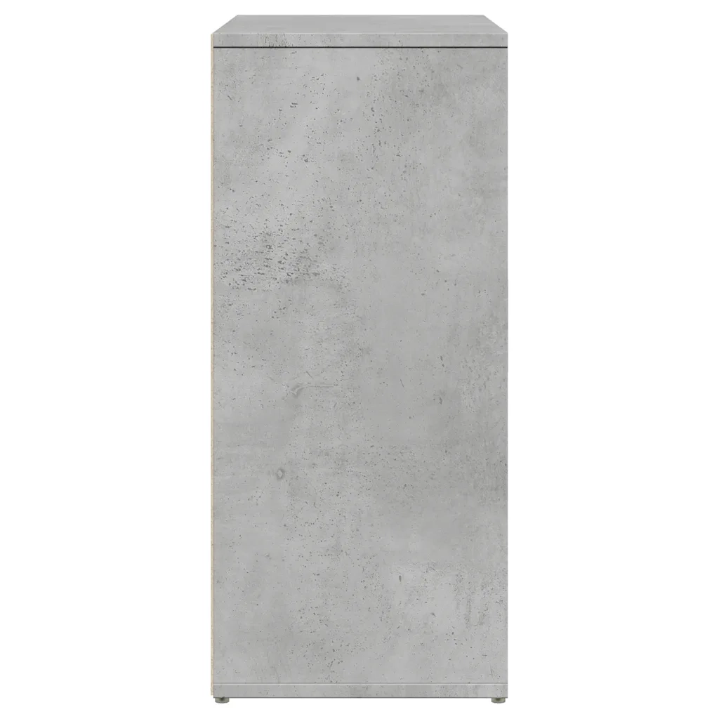 Credenza Grigio Cemento 60x31x70 cm in Legno Multistrato 840481