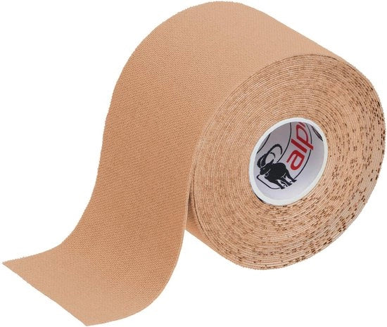 Telaio di Kinesiologia 5 m x 5 cm - Elastico - Idrorepellente - Dermatologicamente compatibile - 130-140% di estensione - Telaio di cotone - Telaio sportivo