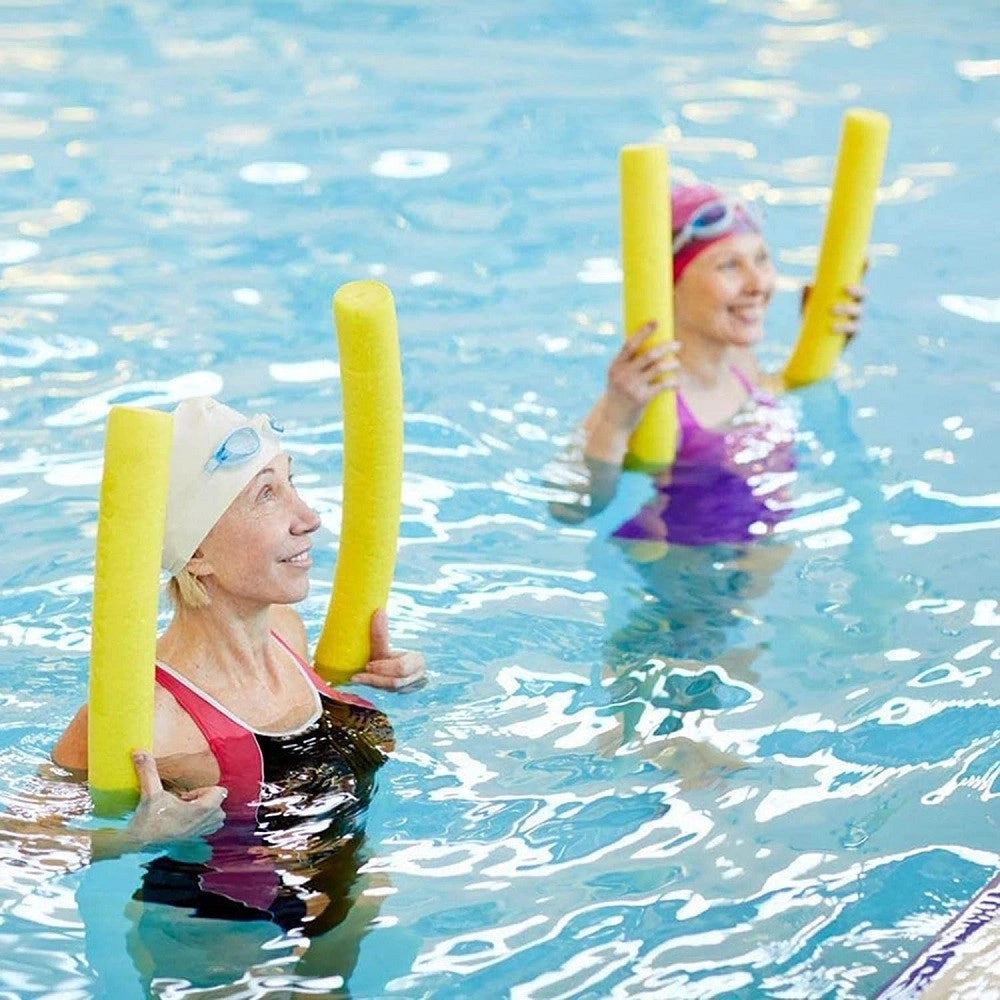 Trade Shop - Tubo Galleggiante Per Piscina ø6x150cm Giallo Per Esercizi Giochi Acqua 062899a -