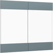 Frontale cucina R-Line, Grigio-blu, 79.2 x 59 cm frontale del mobile per pensile con vetro