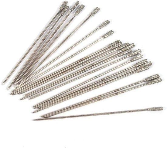 Set di 10 punzoni da precisione con diamante in copertura per gioielleria Agata 1 mm.